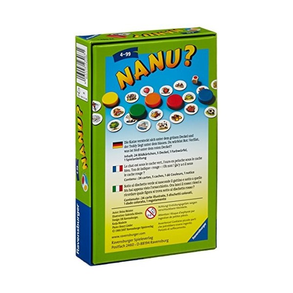 Ravensburger - 23063 - Jeu de réflexion "Nanu"