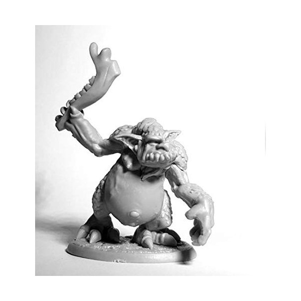 Pechetruite 1 x Cave Troll - Reaper Bones Figurine pour Jeux de Roles Plateau - 77704