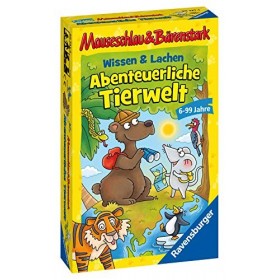 Ravensburger 20737 - Connaissance et Rire - Faune Aventure Animale, Souris et Ourson pour Enfants, Jeu denfant pour 2-4 Joue