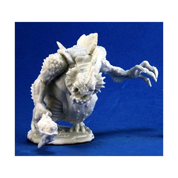 1 x KALLAGUK Roi Troll - Reaper Bones Figurine pour Jeux de Roles Plateau - 77267