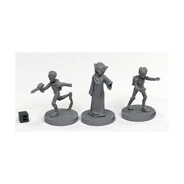 Pechetruite 3 x Alien Overlords - Reaper Bones Figurine pour Jeux de Roles Plateau - 49001