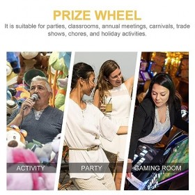TOYANDONA Platines Vinyles Prix du Jeu Roue Rotation Prix Roue DIY Roulette Roue DIY Loterie Prix De La Roue De Jeu De Fortun