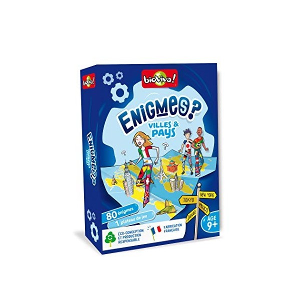 Bioviva – Enigmes Espace – Jeu De Cartes Devinettes – 2 à 6 Joueurs – Dès 9 Ans – Fabriqué En France