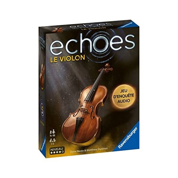 Ravensburger - Echoes Le Violon - Jeu denquête Audio pour Adultes et Enfants dès 14 Ans - De 1 à 4 Joueurs - Fonctionne avec