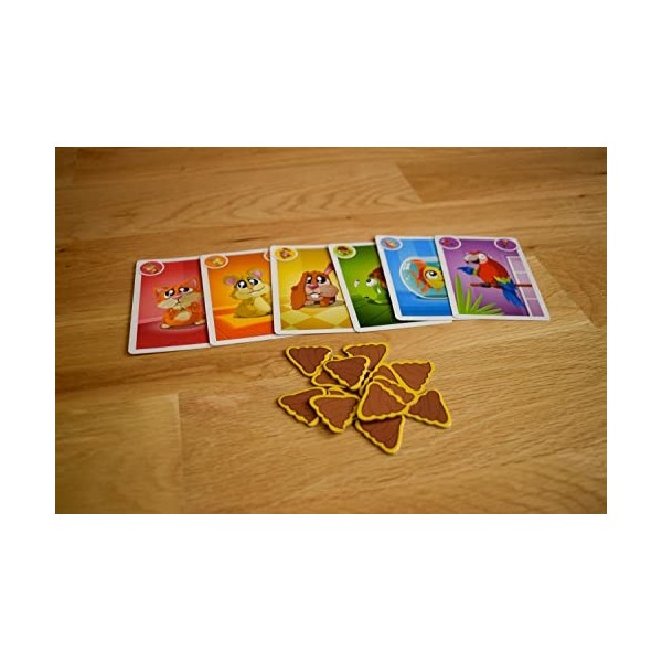 Blue Orange - Kikafé - Jeu de Carte de Rapidité - Un Jeu dAmbiance avec des Animaux - Jeu de Mémoire Multijoueurs - Jeu Drôl