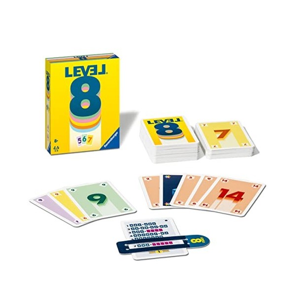 Ravensburger - Level 8 - Jeu de cartes pour toute la famille - De 2 à 6 Joueurs à partir de 8 Ans - Mixte - 20865 - Multilin