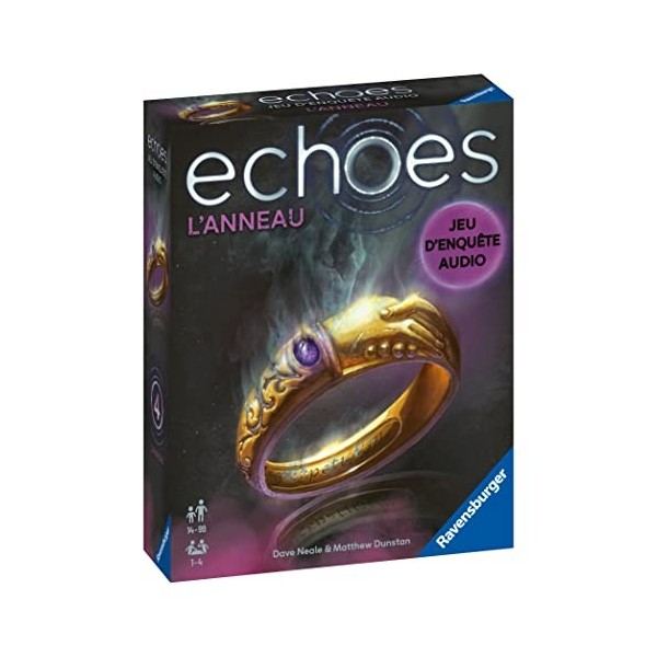 Ravensburger - Echoes LAnneau - Jeu denquête audio pour adultes et enfants dès 14 ans - De 1 à 4 joueurs - Fonctionne avec 