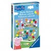 Ravensburger Jeu à emporter - 20853 - Peppa Pig Ballons colorés - Jeu de dés de Couleurs drôles pour Enfants à partir de 3 An