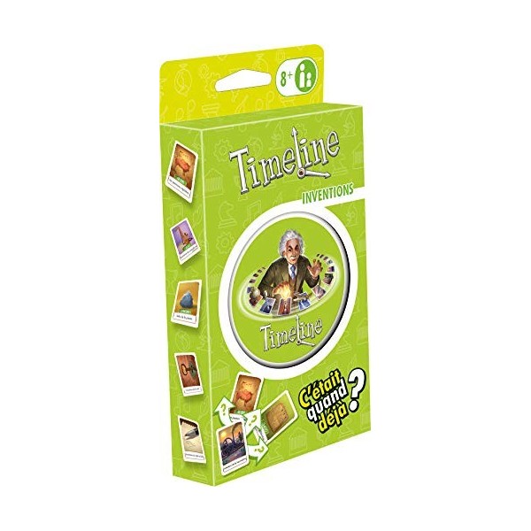 Zygomatic | Timeline : Inventions - Édition 2021 | Jeu de société | À partir de 8 ans | 2 à 6 joueurs | 15 minutes