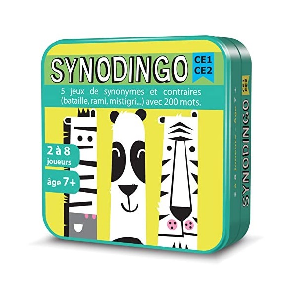 Aritma - SynoDingo - Jeux de cartes, Synonymes et Contraires