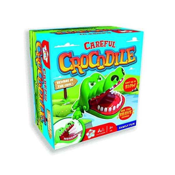 Kids Play - Crocodile soigné - Jeux pour enfants - Jeu de 2 à 4 joueurs - À partir de 3 ans - Jeux familiaux amusants et pass