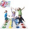 YDMAJF Twister Jeux, Twister Géant Convient aux Enfants de Plus de 6 Ans ou aux Adultes, Jeu de Societe Fun dequilibre, Tapi