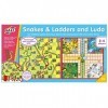 Galt Toys, Snakes & Ladders and Ludo, Classic Board Game, Ages 3 Years Plus, 2-4 Players