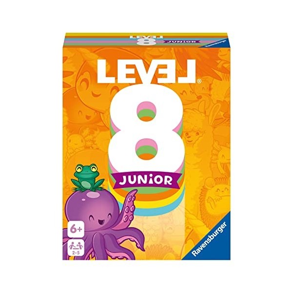 Ravensburger - Level 8 - Version Junior - Jeu de cartes - Jeu de société enfants et famille - De 2 à 5 Joueurs à partir de 6 