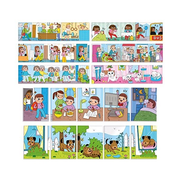 Headu- Funny Routines Jeu éducatif Travel, MU51319, Multicolore