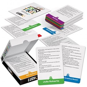 Ludic Identikit Le Jeu des Indices pour LExcellence It51104 Jeu De Société Taille Voyage pour 1+Joueurs