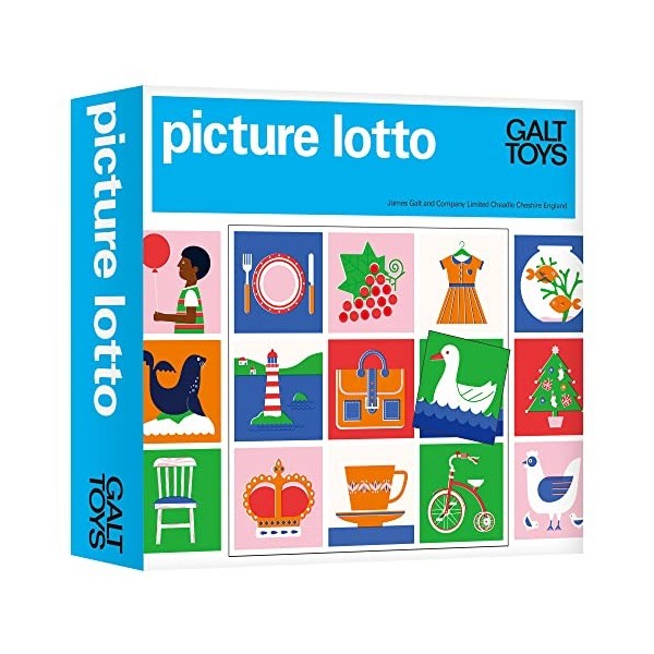 Galt Toys, Picture Lotto, Classic Picture Lotto Game for Children, Ages 4 Years Plus