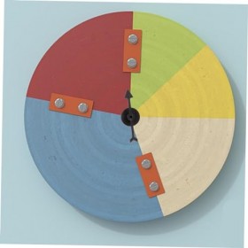 NAMOARLY 6 Pièces Jouets Plateau Tournant Accessoire De Jeu De Société Fileuses De Jeu Accessoires De Jeu De Fête Fileuses Fi
