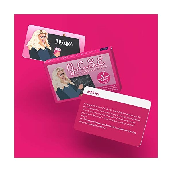 Bubblegum Stuff - GCSE Game | Le jeu de cartes GC Essex Diva Knowledge Comedy | Convient aux adultes et aux adultes