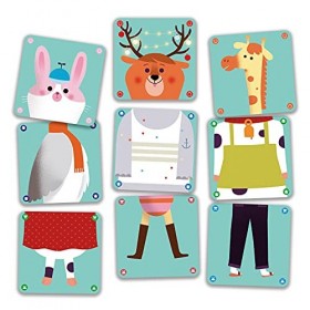 DJECO Animomix Jeu de Cartes 35146 