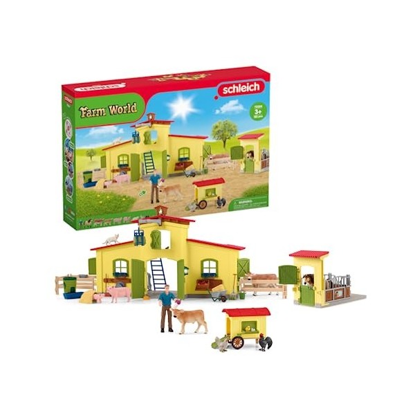 Schleich- Ferme Kit de Jeu, Aucun, 72224, Multicolore, Large