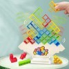 NESKTS Jeu déquilibre Tetra Tower 16/32/48 - Bloc de construction polyvalent - Blocs de jeu Tetris pour enfants et adultes -