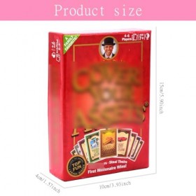 OCDSLYGB 110PCS Créatifs Couvrez Vos Actifs Solitaire Rassemblement De Famille Jeux De Société Famille Amis Jeux De Fête Jeux