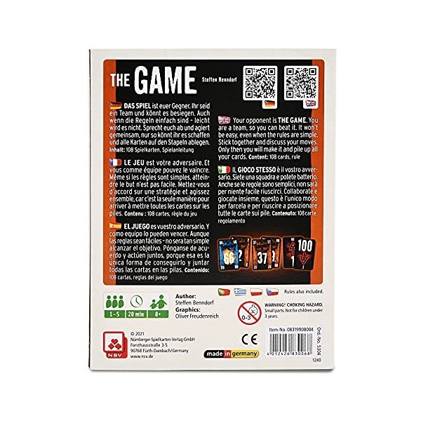 NSV- Game Jeu, 5304, coloré