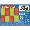 Cayro - Tangram - + 7 Ans - Coffret Plastique - Jeu de société éducatif pour Enfants et Adultes - 7 Tans et 1 Livre illustré 