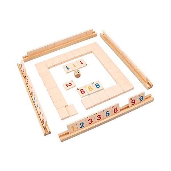 Basii Edition Grands Chiffres | Jeu Plateau Portable pour Les Enfants Plus 5 Ans | Jeux stratégie Jouets éducatifs Portables 