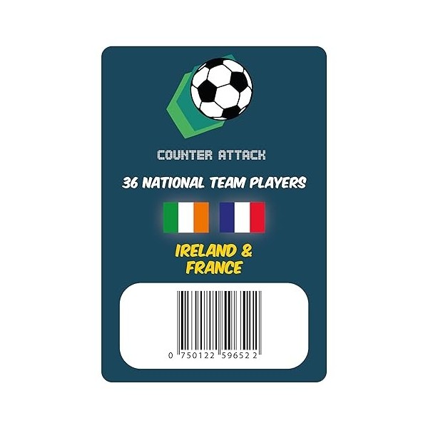 Counter Attack player cards: Ireland and France