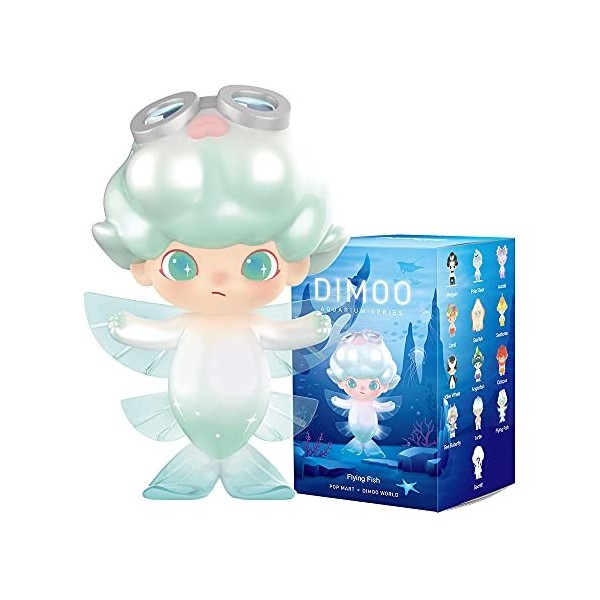 POP MART DIMOO：No Ones Gonna Sleep Tonight Series-1PC Populaires Figurines Aléatoires Figurines d’Action Figurines de Jouet 