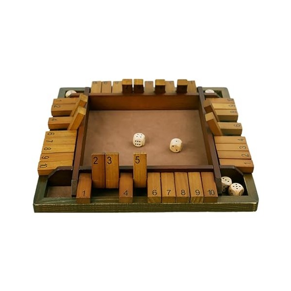 Fermez Le Jeu de la boîte | Jeux mathématiques en Bois | Jeux de Table pour Adultes, Famille, Salle de Classe, Maison, fête o