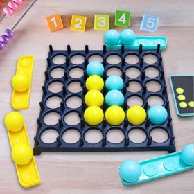 flyingu Splash Toys, Jeux De Société Balle - Ping Pong Challenge Game, Jeux Enfants avec 16 Balles 9 Cartes De Défi, pour Le 