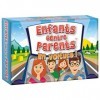 Enfants Contre Parents. en Voiture! Jeu de Voyage Jeux de Société pour Enfants et Adultes Quiz Jeu de Cartes 6 Ans