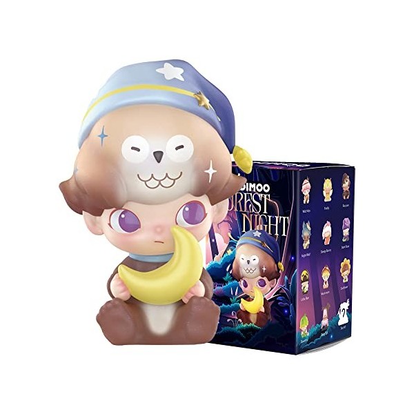 POP MART DIMOO：No Ones Gonna Sleep Tonight Series-1PC Populaires Figurines Aléatoires Figurines d’Action Figurines de Jouet 