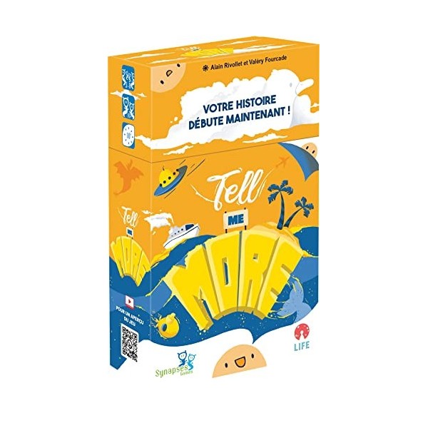 Asmodee Instaplay Tell me More - Jeux de Société - Jeux de Cartes - Jeu dambiance Coopératif - Jeu Adulte et Enfant à Partir