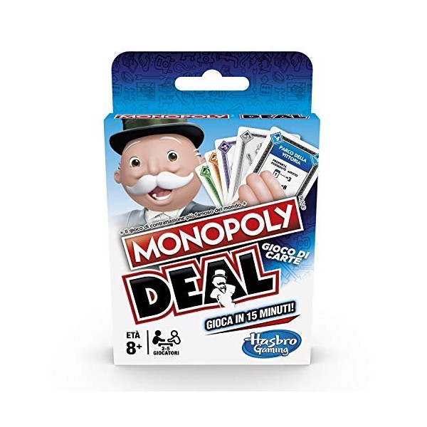 Monopoly E31131020 Jeu de Cartes Multicolore - Anglais