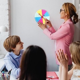 Vaguelly Roue des Plateau Tournant De Jeu De Tombola Table De Roue De Prix Roue De Fortune Roue Tournante Roue De Tombola Rou