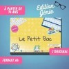 - Jeu du Petit BAC - Edition Génie - Bloc prêt à Jouer de 50 Pages - Jeu du baccalauréat
