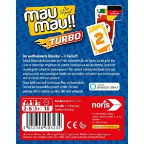 noris Mau Mau Jeu de Cartes Turbo/Jeu de société