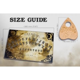 Planche Ouija avec Planchette et Instructions détaillées pour la Communication avec Les Spires