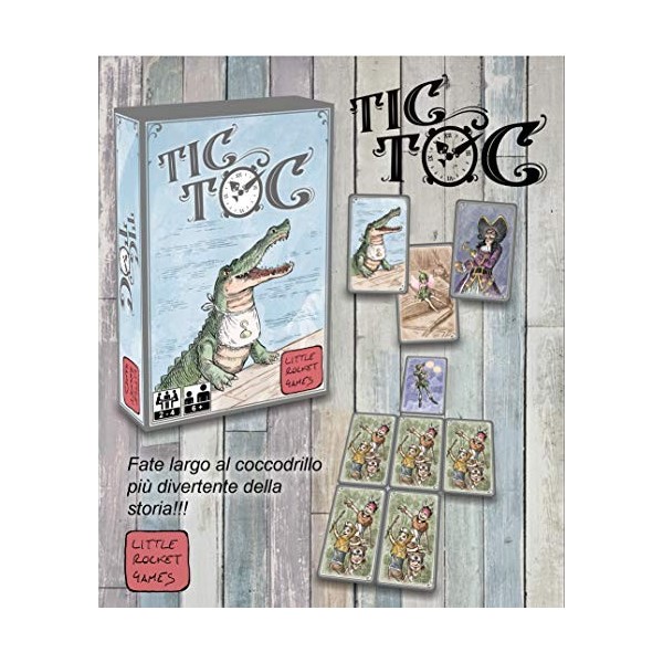 LITTLE ROCKET GAMES Tic Toc - Jeu de Cartes