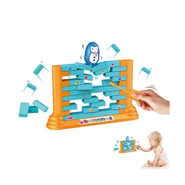 Jeu de mur de démolition de puzzle interactif parent-enfant pour sauver