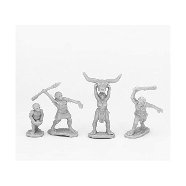 Pechetruite 4 x People of The DAWNLANDS - Reaper Bones Figurine pour Jeux de Roles Plateau - 44077