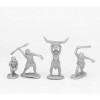 Pechetruite 4 x People of The DAWNLANDS - Reaper Bones Figurine pour Jeux de Roles Plateau - 44077