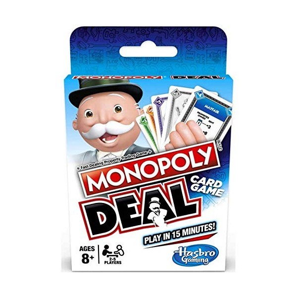 Kids Toys Play Time Monopoly Deal Jeu de cartes édition 2019 Âge : 8 ans et plus