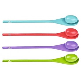 moses. 38148 Coins à œufs en Bois – Jeu Classique pour Enfants à partir de 3 Ans, intérieur et extérieur, Jeu avec 4 cuillère