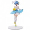 OBLRXM Anime Figures, Rem Figurine 19cm robe de mariée, Rem décorations en PVC et Figures collection décoration pour les fans