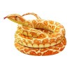 FakeFace Serpent en peluche réaliste comme peluche et décoration – 220 cm de long, détaillé, flexible et terriblement réalist
